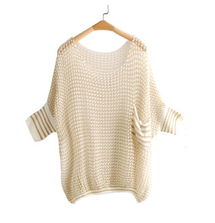 2012秋冬風(fēng)尚 金線稀疏針織套頭衫，勾勒個性大氣之美